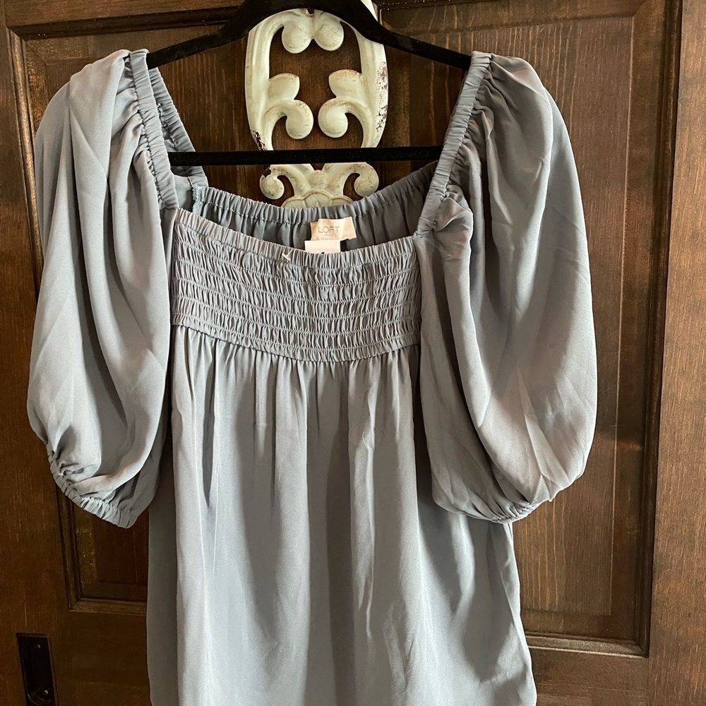 Slate Blue LOFT top Women’s